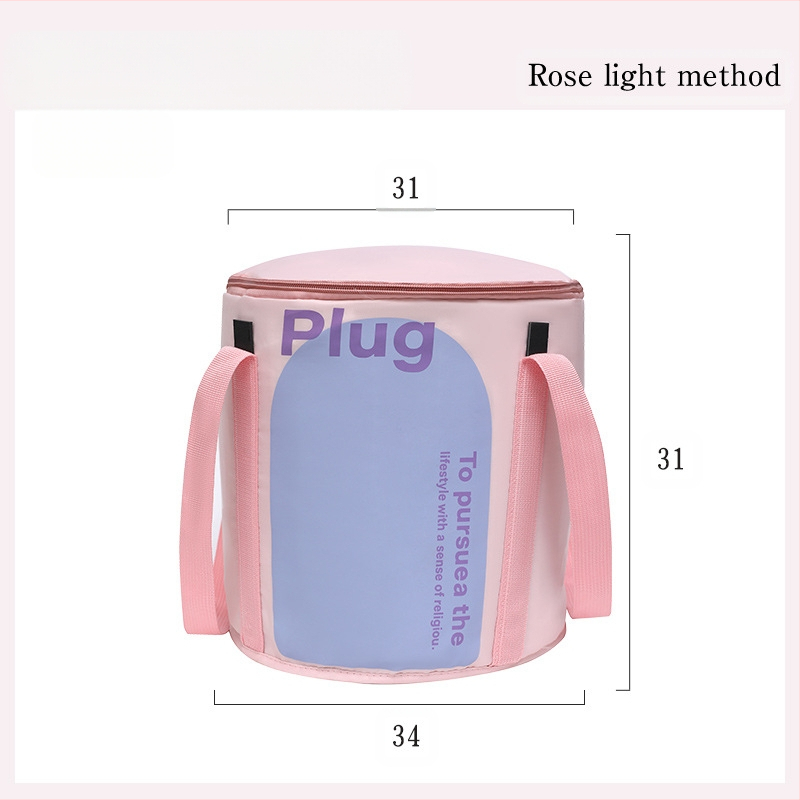 Θερμομονωμένη αναδιπλούμενη μπανιέρα ποδιών, νάιλον ύφασμα, σταθερή θερμοκρασία, φορητή, βαθιά χωρητικότητα