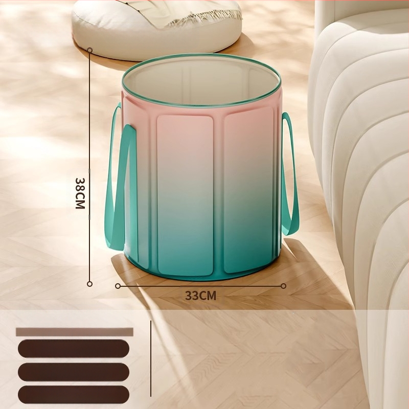 Φορητός κάδος ποδιών για μπάνιο με βαθιά κατασκευή μέχρι τα μοσχάρια, PVC, αναδιπλούμενος και εύκολος στην αποθήκευση, κατάλληλος για ενήλικες