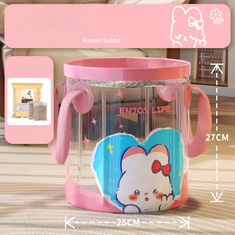 Πτυσσόμενη μονωμένη βαθιά λεκάνη ποδιών για οικιακή χρήση, PVC