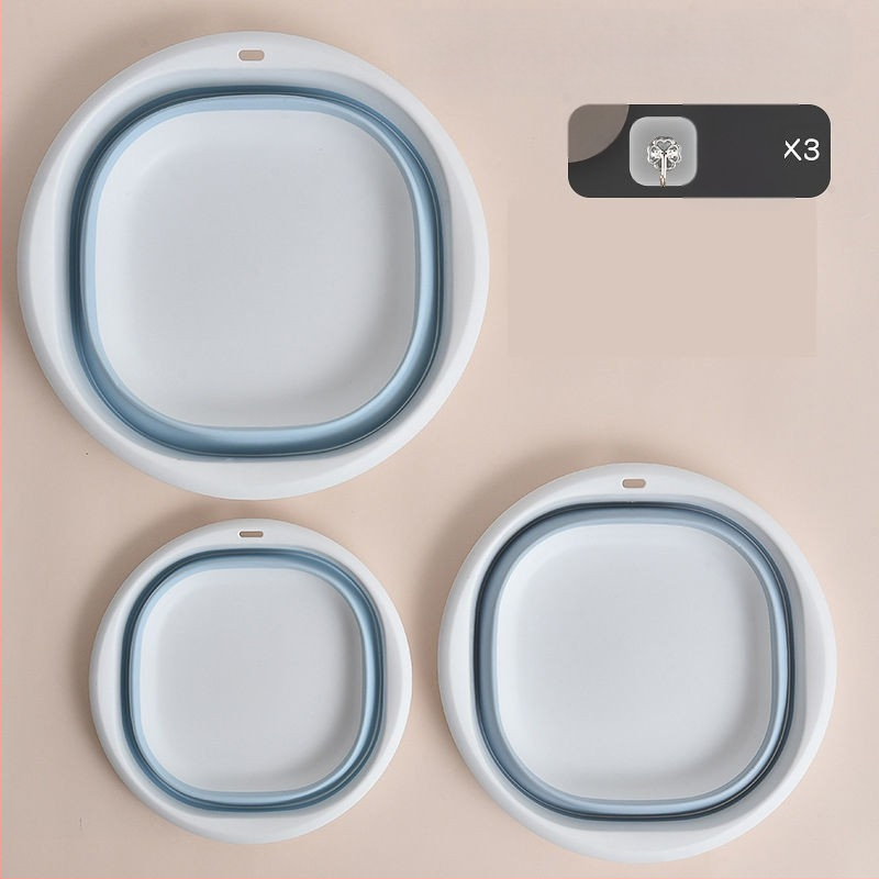 Sklopiva udubljena umivaonica za dom i putovanja – prenosna, od netkanog materijala