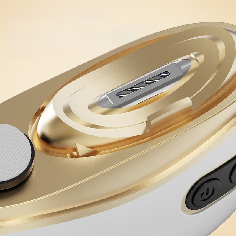 Dvi funkcijų elektrinis nagų poliravimo – namų naudojimui, ABS + nerūdijantis plienas, matmenys 8.8 x 7.2 cm, svoris 120 g, 400 mAh baterija