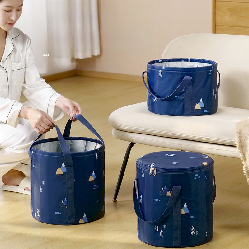 Sulankstoma lauko pėdų vonelė su izoliacija ir dangteliu — Medžiaga: poliesteris; Stilius: sulankstomas; Izoliacija; Dangtelis; Suaugusiems