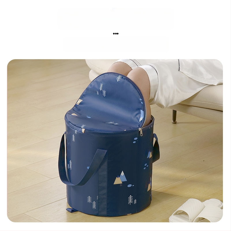 Sulankstoma lauko pėdų vonelė su izoliacija ir dangteliu — Medžiaga: poliesteris; Stilius: sulankstomas; Izoliacija; Dangtelis; Suaugusiems