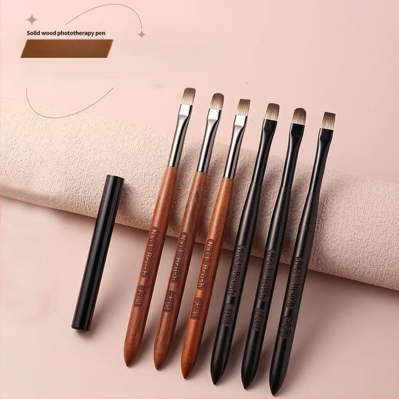 Sandelkoka nagu otu komplekts ar garām koka rokturiem, 6 gab., izcelsme Jiangxi