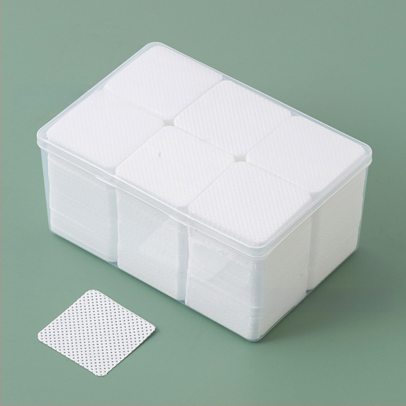 Valymo medvilniniai lakštai nagų valymui, didelė dėžutė, 1080 vienetų