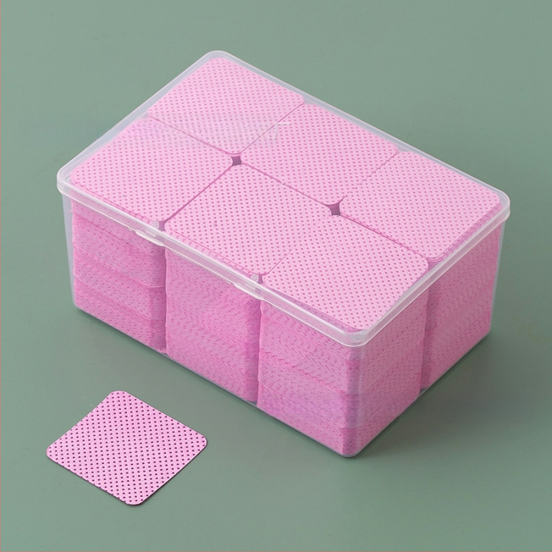 Valymo medvilniniai lakštai nagų valymui, didelė dėžutė, 1080 vienetų