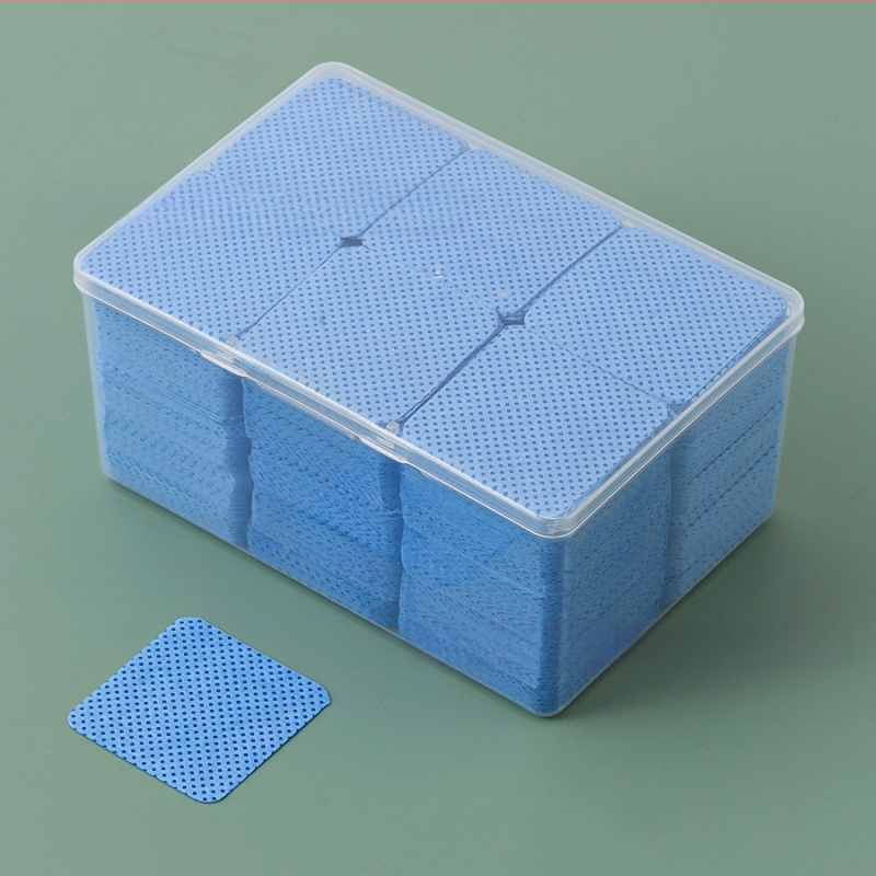 Valymo medvilniniai lakštai nagų valymui, didelė dėžutė, 1080 vienetų