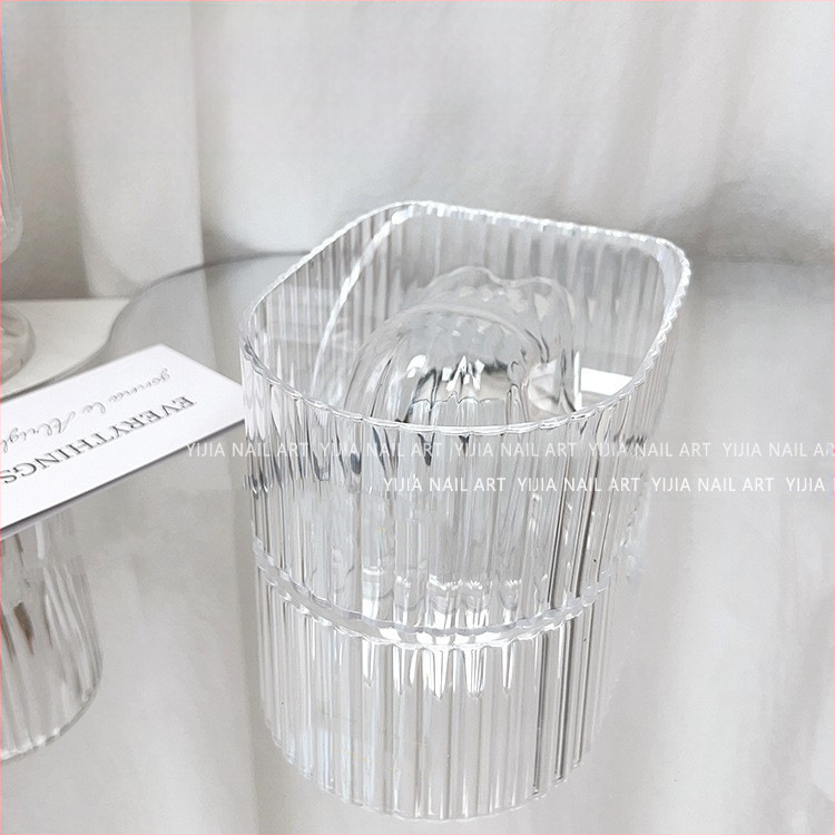 Manikiūro priemonė: skaidrus rankų baseinas su burbulėmis, 85 g, neimportuotas, lako nuėmimo įrankiai