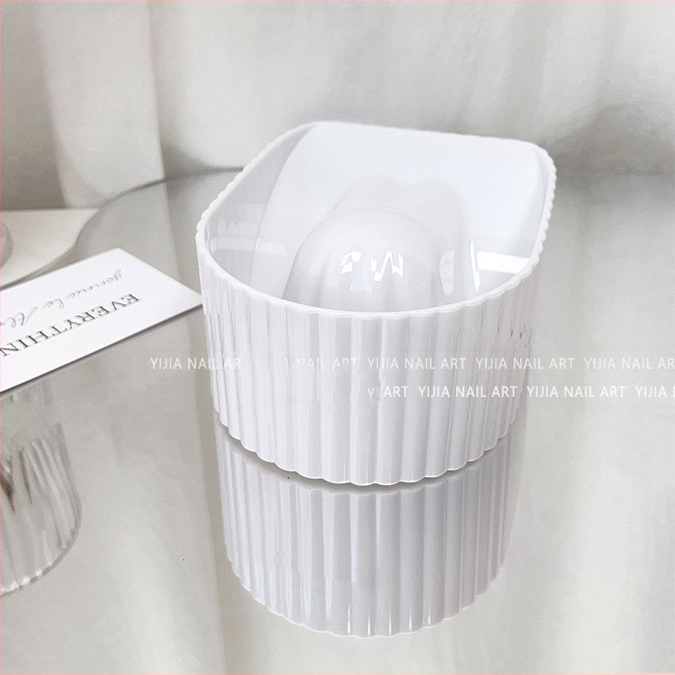 Manikiūro priemonė: skaidrus rankų baseinas su burbulėmis, 85 g, neimportuotas, lako nuėmimo įrankiai