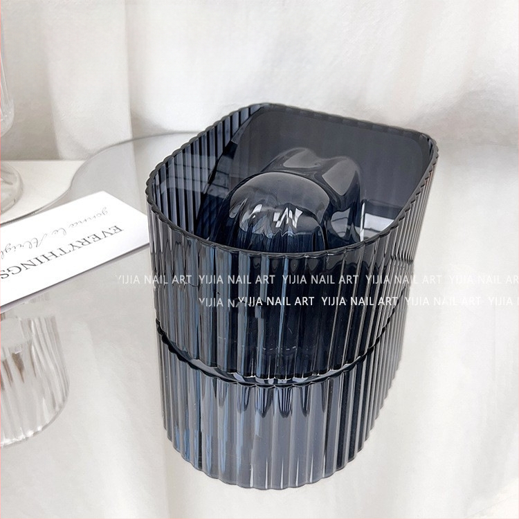 Manikiūro priemonė: skaidrus rankų baseinas su burbulėmis, 85 g, neimportuotas, lako nuėmimo įrankiai