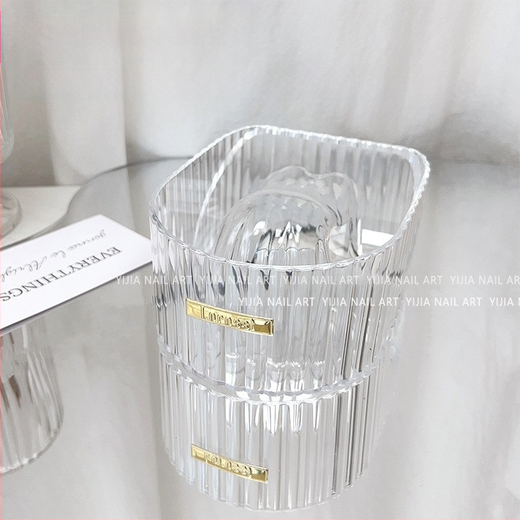 Manikiūro priemonė: skaidrus rankų baseinas su burbulėmis, 85 g, neimportuotas, lako nuėmimo įrankiai