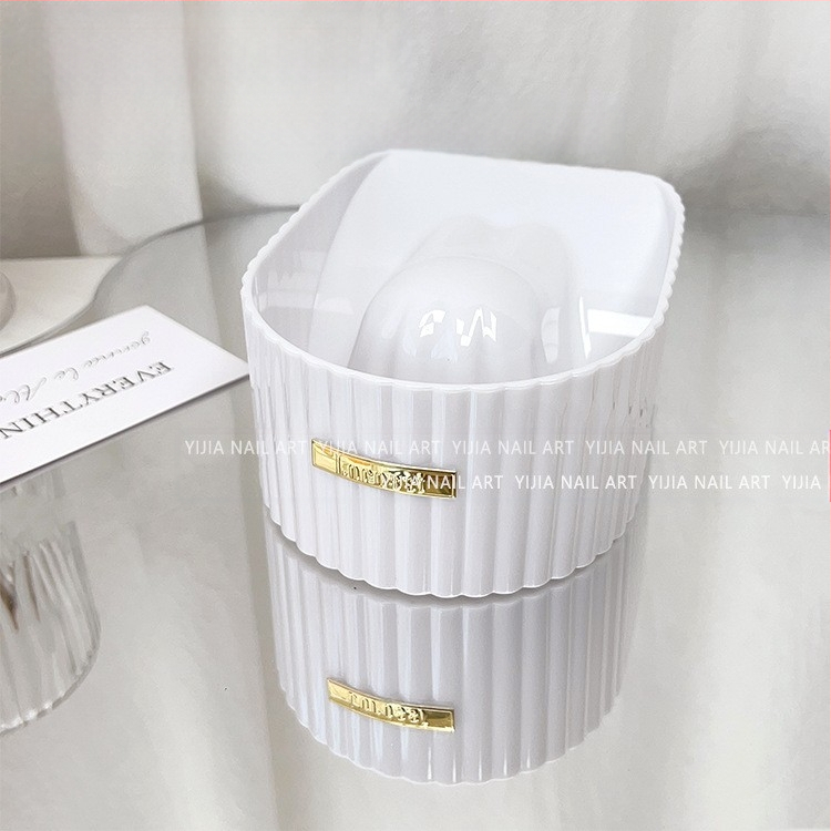 Manikiūro priemonė: skaidrus rankų baseinas su burbulėmis, 85 g, neimportuotas, lako nuėmimo įrankiai