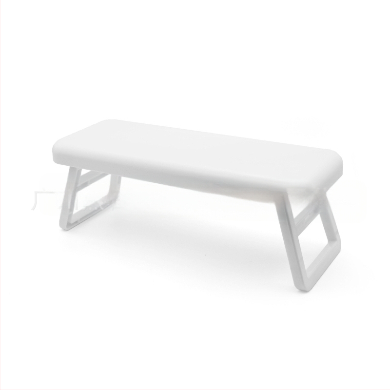 Manikiūro rankos atrama, sulankstoma ir aukščio reguliavimas, gali laikyti nagų lempą, plastikinė rankos pagalvė, modelis H-14YH