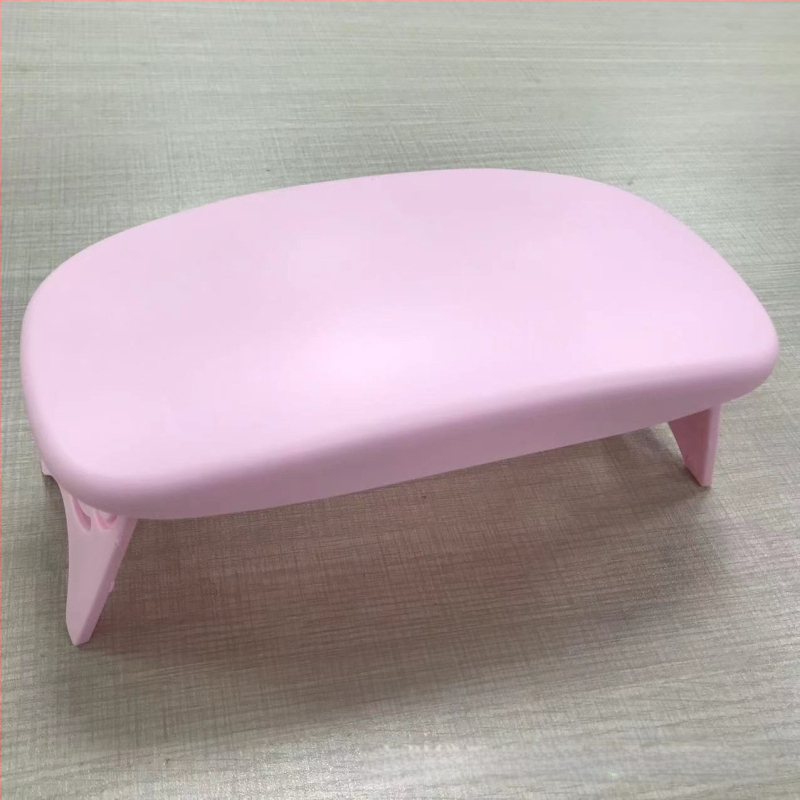 Manikiūro rankos atrama, sulankstoma ir aukščio reguliavimas, gali laikyti nagų lempą, plastikinė rankos pagalvė, modelis H-14YH