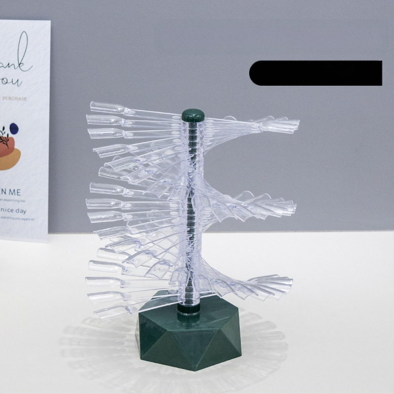 Ράφι προβολής καρτών χρώματος για μανικιούρ, σχήματος ανεμιστήρα, περιστρεφόμενο και αποσπώμενο, για πρακτικές πλάκες