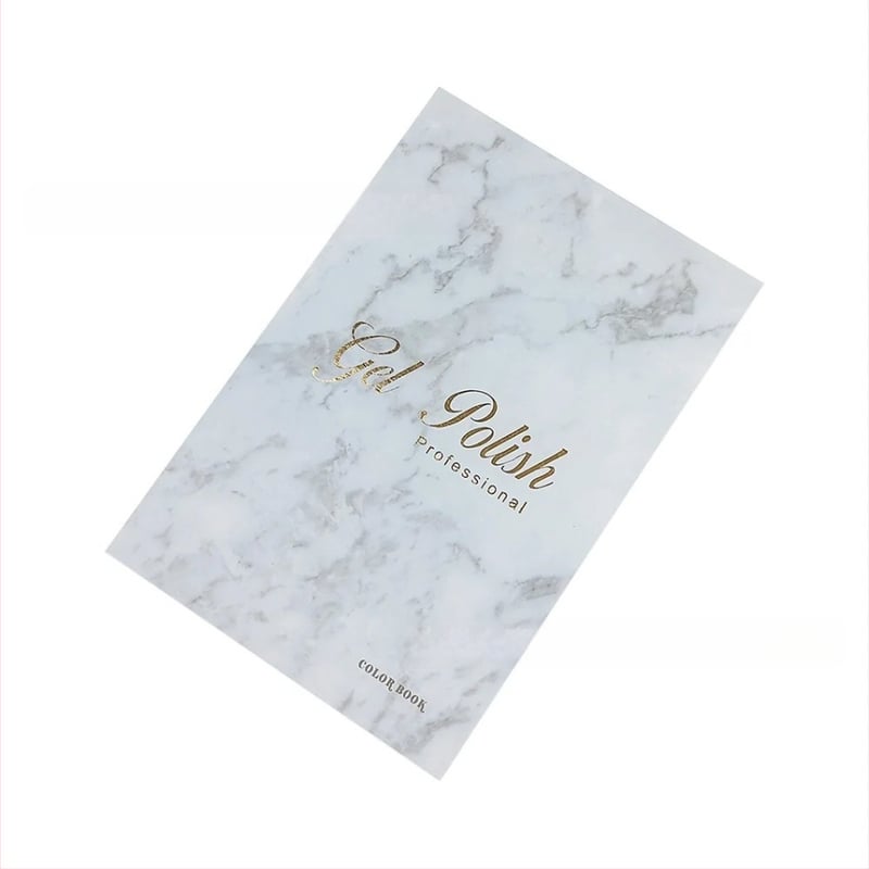 Nagų meno demonstracinė plokštė geliniam lakui, manikiūro demonstracinė knygelė, vietinis prekės ženklas