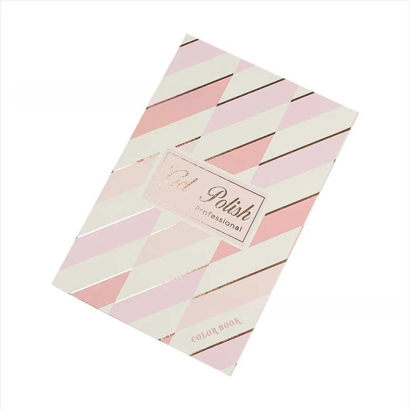 Nagų meno demonstracinė plokštė geliniam lakui, manikiūro demonstracinė knygelė, vietinis prekės ženklas