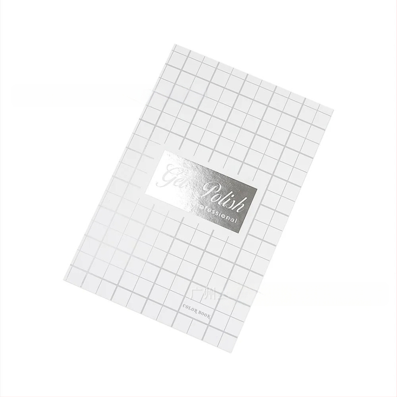 Nagų meno demonstracinė plokštė geliniam lakui, manikiūro demonstracinė knygelė, vietinis prekės ženklas