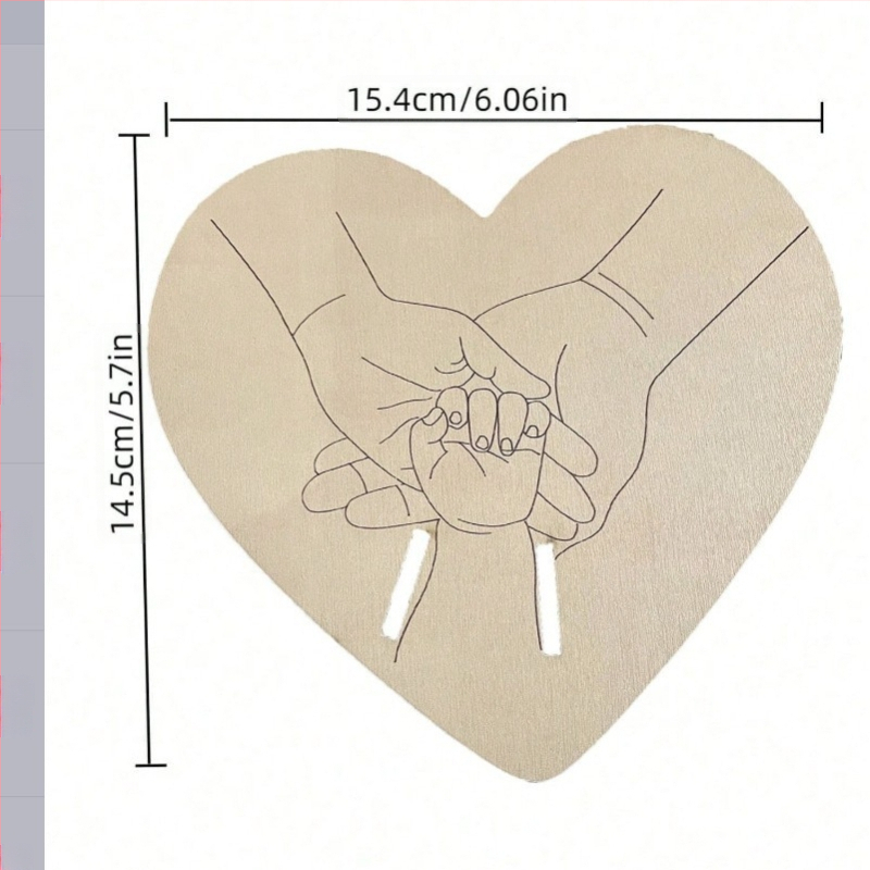 Drveni okvir za prve godine djeteta – pločica sjećanja na rast bebe i djece, božićni dar