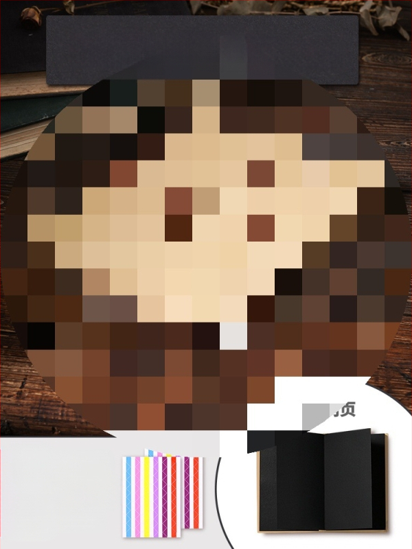 DIY retro fotoalbum s praznom koricom, ručno zalijepljenim stranicama, mini stil, 34 stranice