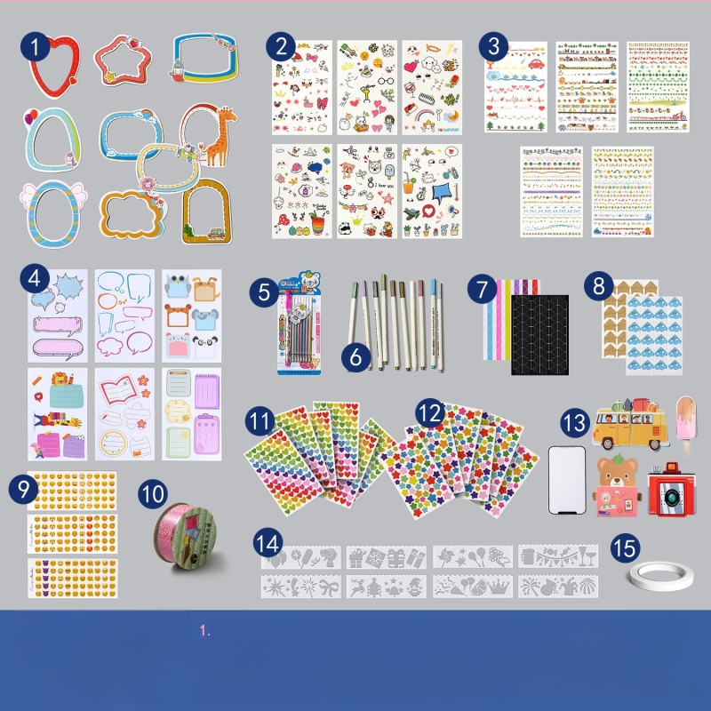 DIY retro fotoalbum s praznom koricom, ručno zalijepljenim stranicama, mini stil, 34 stranice