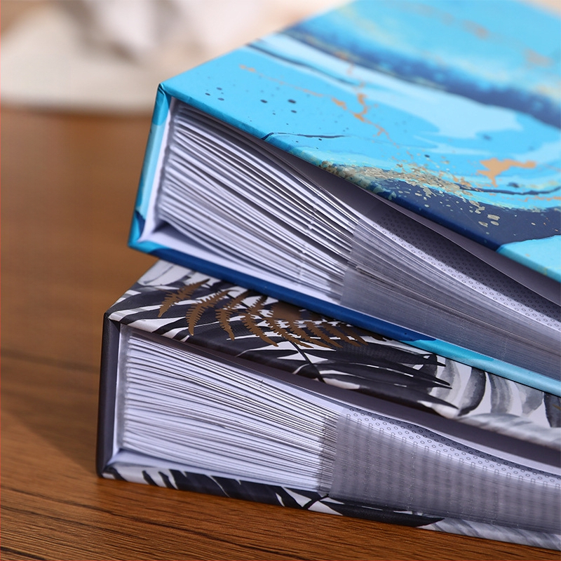 Foto album s koricom od kraft papira, ljepilo povez, stil papirnog jezgra, 50 unutarnjih stranica