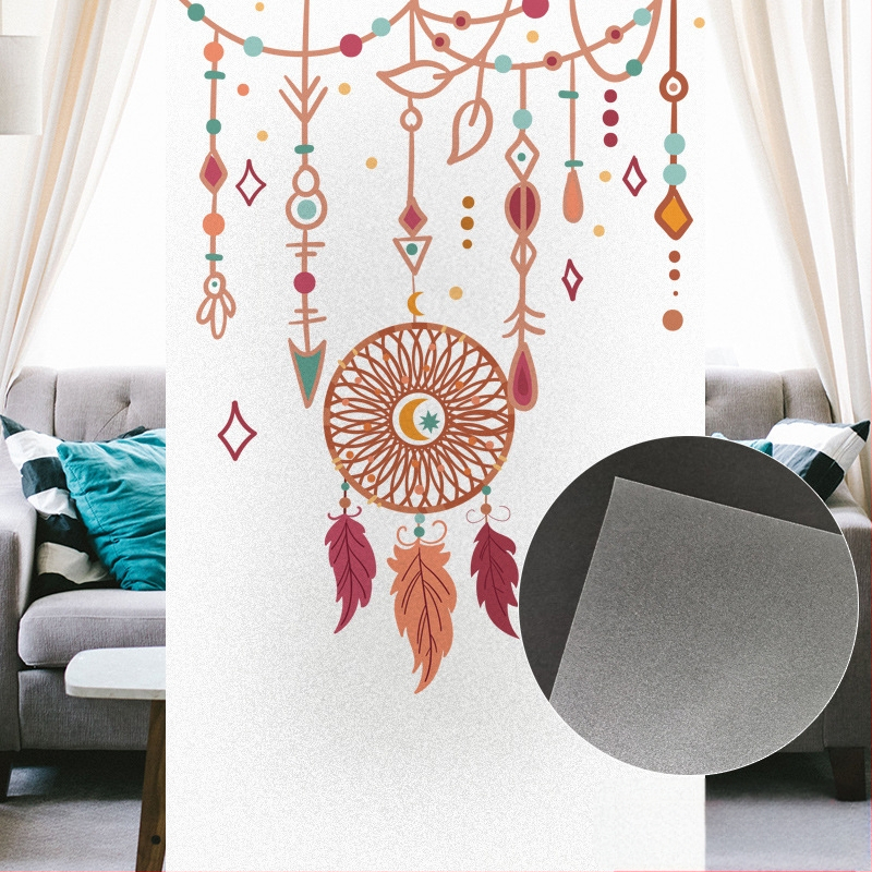 Φιλμ προστασίας ιδιωτικότητας παραθύρου – χωρίς κόλλα, ηλεκτροστατική τοποθέτηση, ματ διαφανές σχέδιο, μοντέρνο μινιμαλιστικό στυλ; Υλικό PVC • Διαθεσιμότητα προσαρμογής • Ένα φύλλο • Κατάλληλο για μπάνιο, σαλόνι, υπνοδωμάτιο, μπαλκόνι, εστιατόριο, εμπορικ