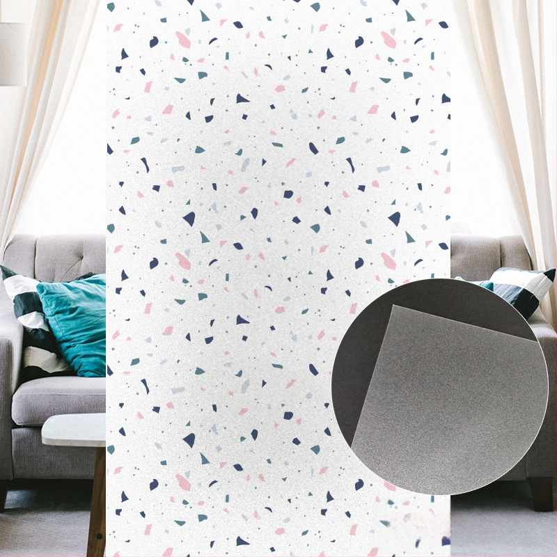 Φιλμ προστασίας ιδιωτικότητας παραθύρου – χωρίς κόλλα, ηλεκτροστατική τοποθέτηση, ματ διαφανές σχέδιο, μοντέρνο μινιμαλιστικό στυλ; Υλικό PVC • Διαθεσιμότητα προσαρμογής • Ένα φύλλο • Κατάλληλο για μπάνιο, σαλόνι, υπνοδωμάτιο, μπαλκόνι, εστιατόριο, εμπορικ