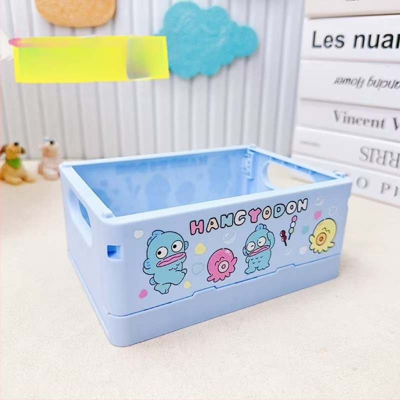 Sulankstomas plastikinis stalo kosmetikos laikymo dėklas, kvadratinės formos, su Can logotipu, pritaikomas