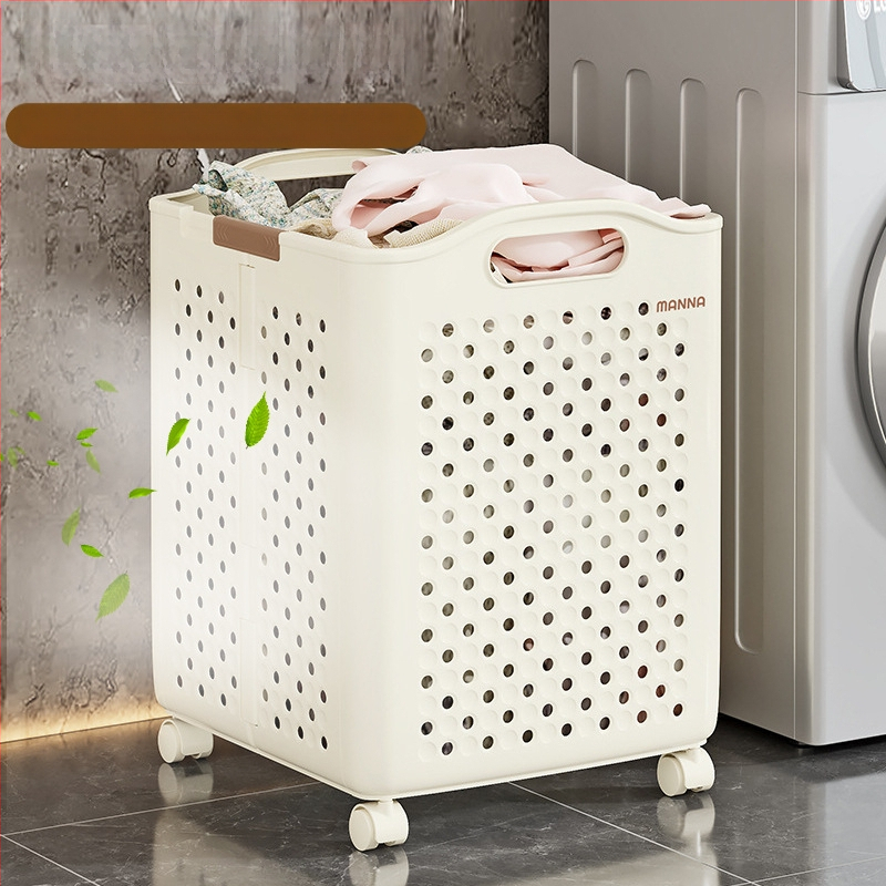 Literary sulankstomas skalbinių krepšys - PP medžiaga, šiuolaikiškas minimalistinis stilius, namų saugojimas, 1 vnt