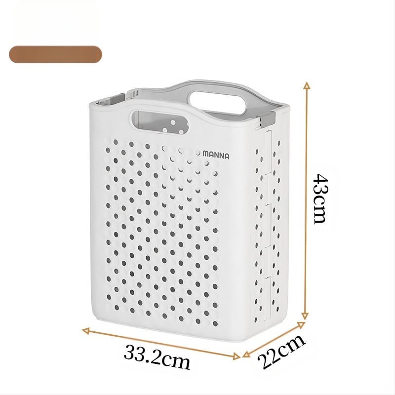 Literary sulankstomas skalbinių krepšys - PP medžiaga, šiuolaikiškas minimalistinis stilius, namų saugojimas, 1 vnt