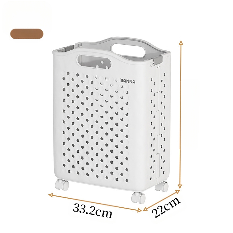 Literary sulankstomas skalbinių krepšys - PP medžiaga, šiuolaikiškas minimalistinis stilius, namų saugojimas, 1 vnt