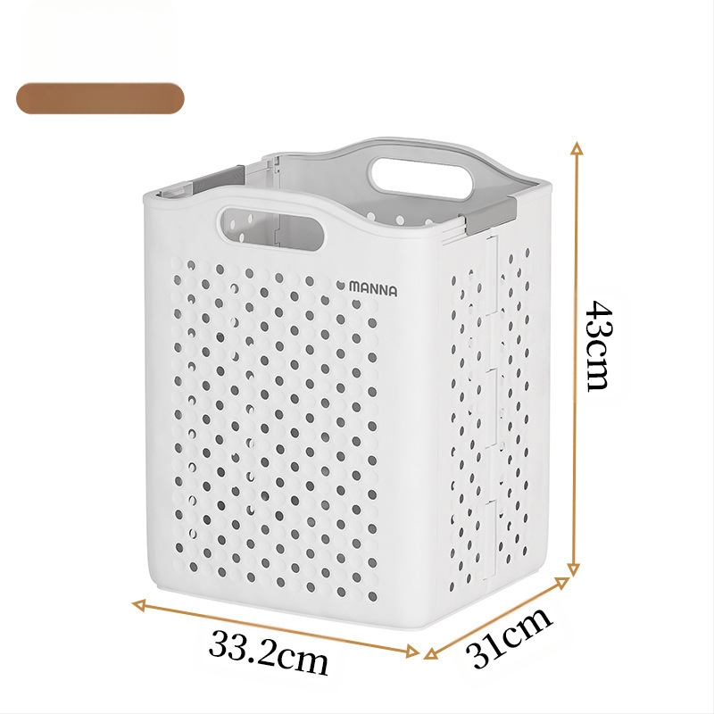 Literary sulankstomas skalbinių krepšys - PP medžiaga, šiuolaikiškas minimalistinis stilius, namų saugojimas, 1 vnt