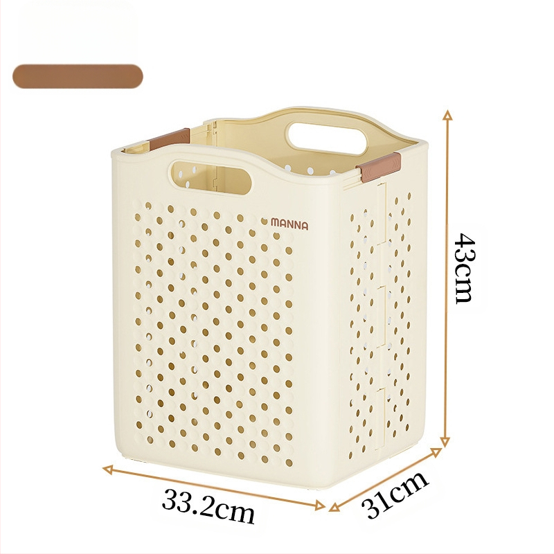 Literary sulankstomas skalbinių krepšys - PP medžiaga, šiuolaikiškas minimalistinis stilius, namų saugojimas, 1 vnt