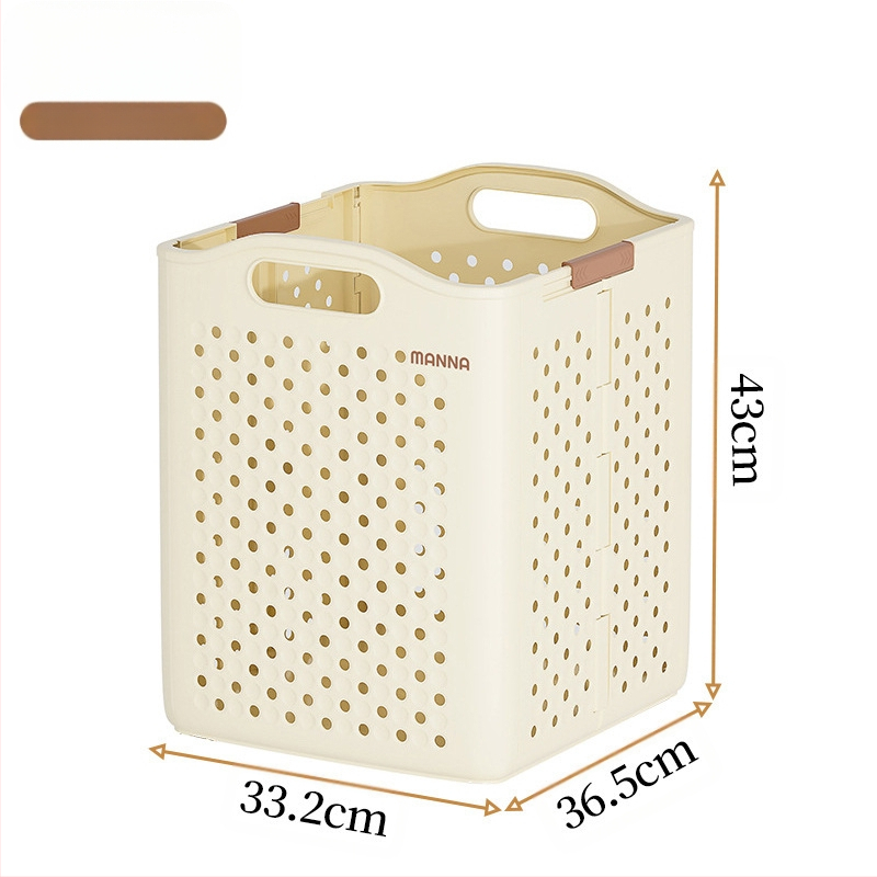 Literary sulankstomas skalbinių krepšys - PP medžiaga, šiuolaikiškas minimalistinis stilius, namų saugojimas, 1 vnt
