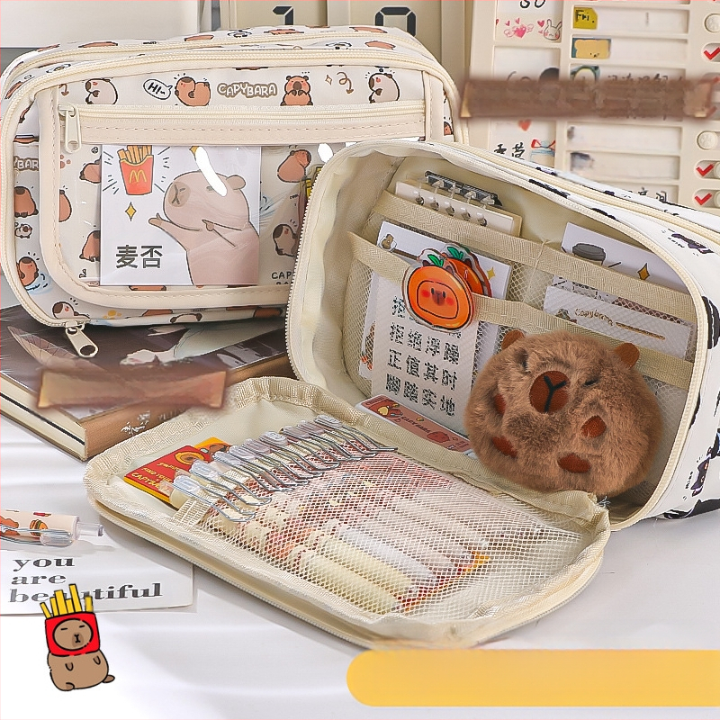 Pieštukų dėžutė | Prekės ženklas: Writing Pavilion; Medžiaga: Audinys; Lytis: Bendrai; Stilius: Korėjietiška versija