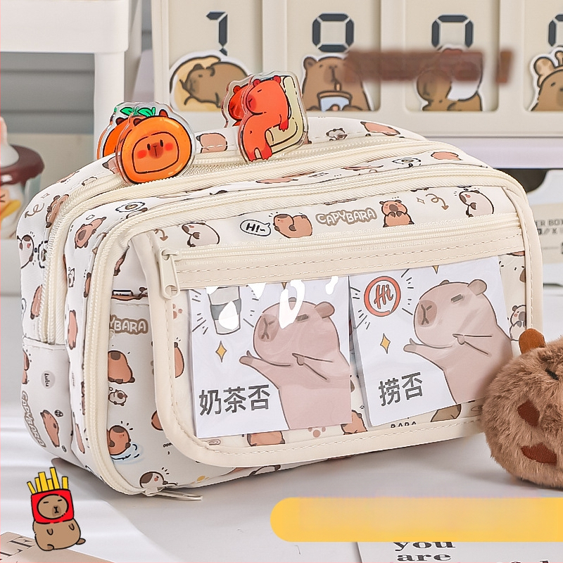 Pieštukų dėžutė | Prekės ženklas: Writing Pavilion; Medžiaga: Audinys; Lytis: Bendrai; Stilius: Korėjietiška versija