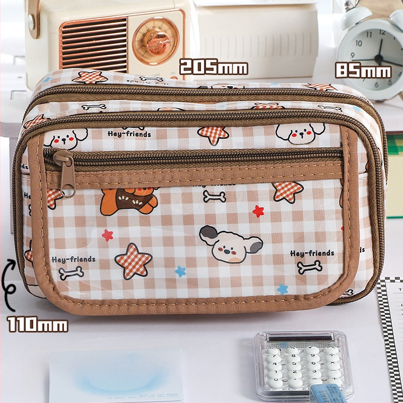 Pieštukų dėžutė | Prekės ženklas: Writing Pavilion; Medžiaga: Audinys; Lytis: Bendrai; Stilius: Korėjietiška versija