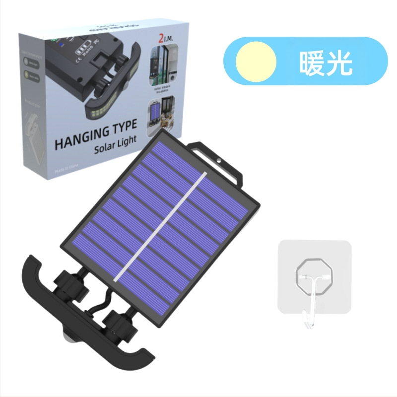 Lauko LED apšvietimas su klipu, saulės energija, modelis TJ85GY01, LED šviesos šaltinis, indukcinis jungiklis, veikimo laikas 6–12 val., šiuolaikiškas dizainas