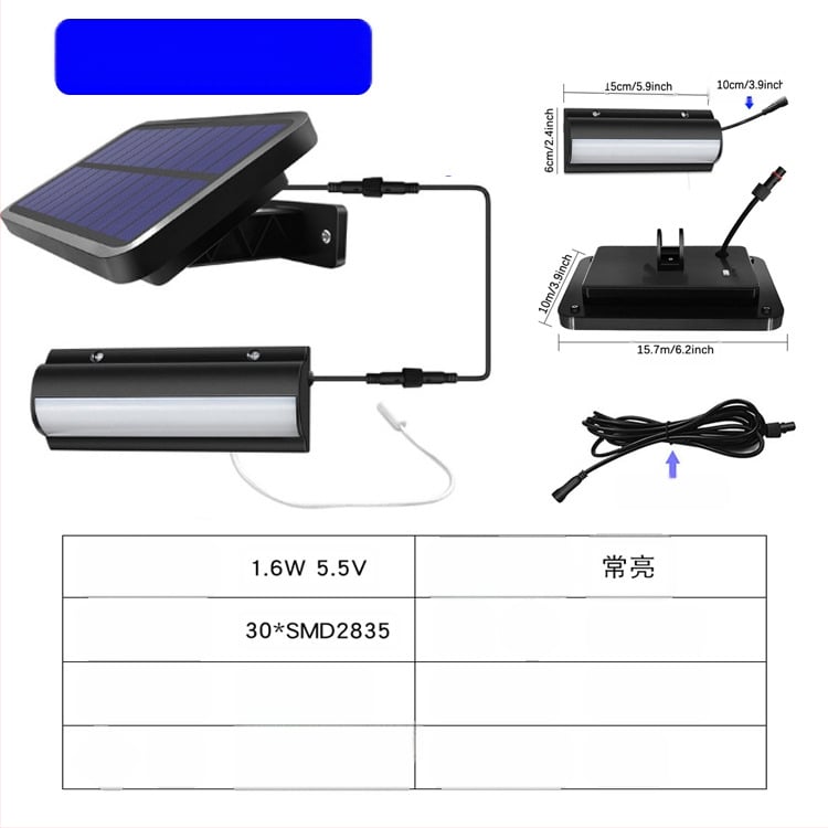 Saulės energijos pakabinamas šviestuvas su traukimo laidu – LED, IP65, 3W, 3,2V, 10000h, retro kiemo apšvietimas