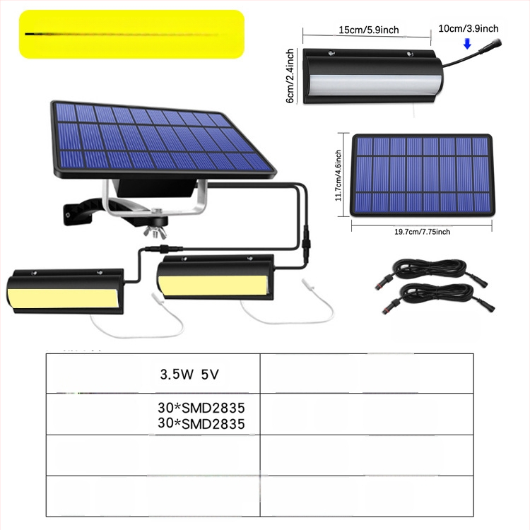Saulės energijos pakabinamas šviestuvas su traukimo laidu – LED, IP65, 3W, 3,2V, 10000h, retro kiemo apšvietimas