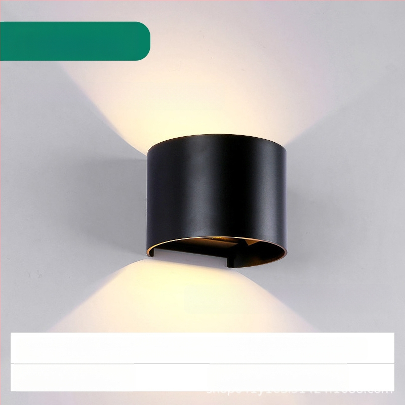 LED sienas lampa, modelis KLS-023, kvadrātiska stikla abažūra, 85-265V, 5000 stundu darbības kalpošana, moderns minimālisks stils