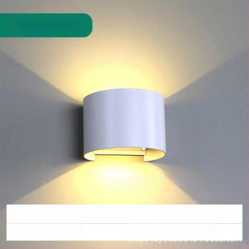 LED sienas lampa, modelis KLS-023, kvadrātiska stikla abažūra, 85-265V, 5000 stundu darbības kalpošana, moderns minimālisks stils