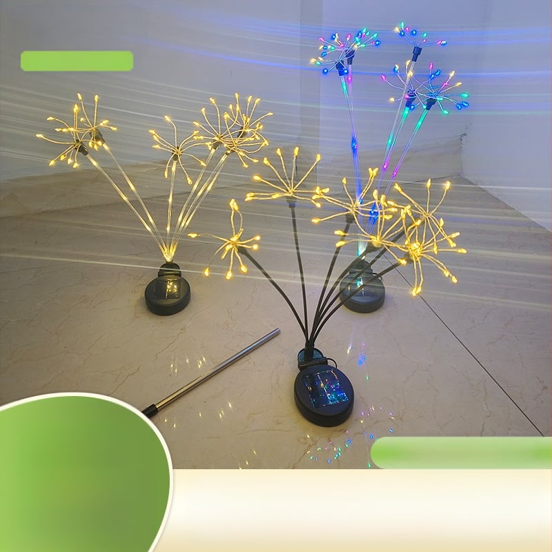 Saulės energijos kraštovaizdžio apšvietimas - Lauko atsparus vandeniui LED, ABS plastikas ir nerūdijantis plienas, Modelis Solar Firefly Light, Pritaikomas