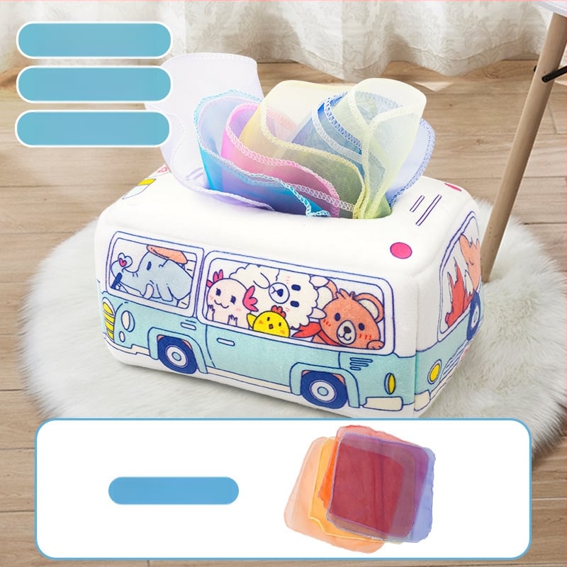 Montessori medžiaginė kūdikio žaislas pirštų treniravimui ir sensorinei plėtrai, 0–3 m.; Prekės ženklas Qing and; Pakuotė: maišelyje; Medžiaga: audinys; Įgūdžiai: rankų-akies koordinacija, sensoriniai pojūčiai, emocijos, tėvų ir vaiko bendravimas