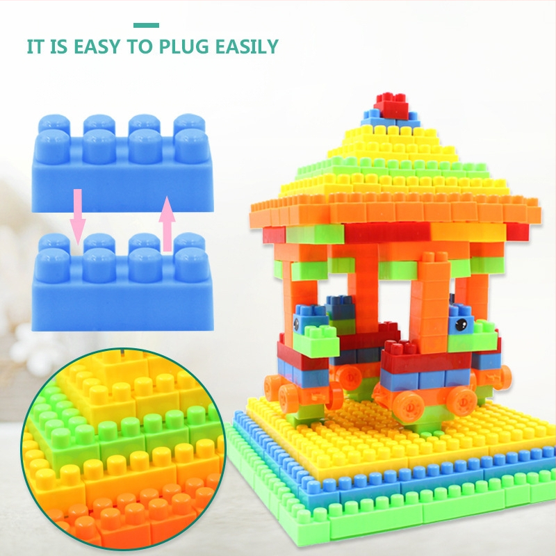 DIY veliki plastični građevinski blokovi za djecu – Edukativni blokovi za predškolsko doba, 100–200 komada, PP plastika, pakiranje u bačvi, 3C certifikat 2018012203132584