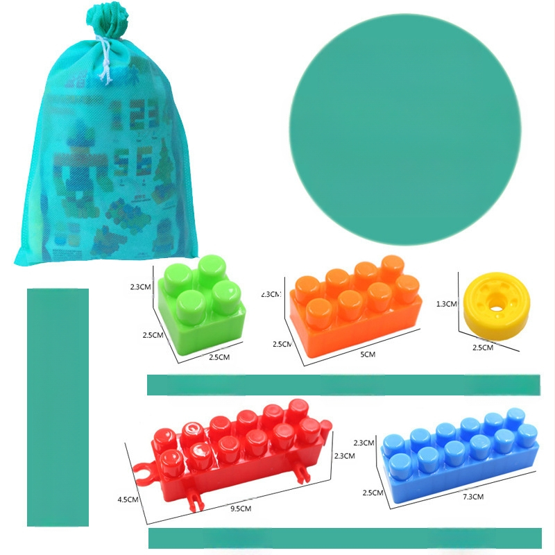 DIY veliki plastični građevinski blokovi za djecu – Edukativni blokovi za predškolsko doba, 100–200 komada, PP plastika, pakiranje u bačvi, 3C certifikat 2018012203132584