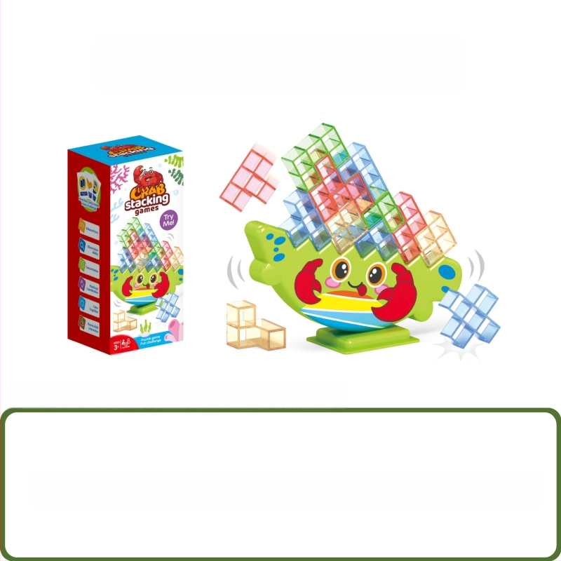Dječja uravnotežena građevinska igra s blokovima u stilu Tetris za stolnu igru, roditelj-dijete interakcija, ABS plastika, bez električne energije, višenamjenska, za djecu 4–6 godina
