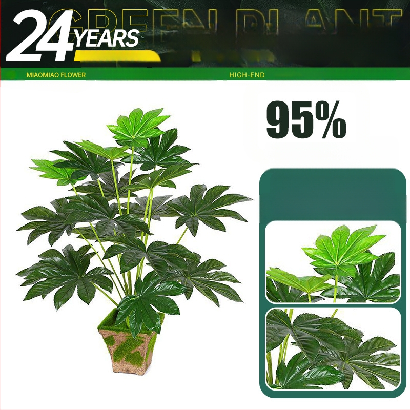 Vidinis dirbtinis žalios augalo sienos dekoras — 3D spausdinimo dizainas, žalios augalo rūšis, prekinis ženklas Miao Miao