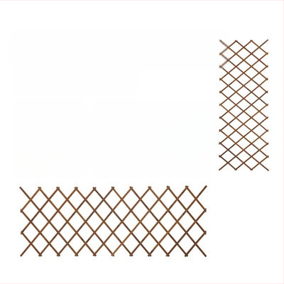 Medinis balkono gėlių laikiklis su vijų tinklu kopiančioms rožėms, grindinis stovas, pastoralaus stiliaus